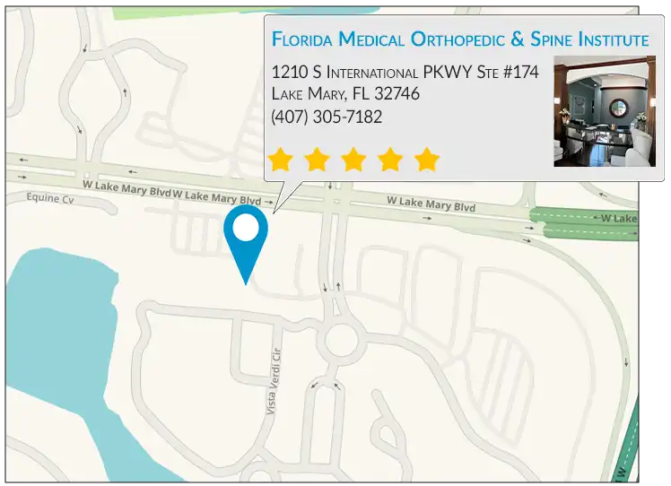 Florida Medical Orthopedic & Spine Institute's location on google map